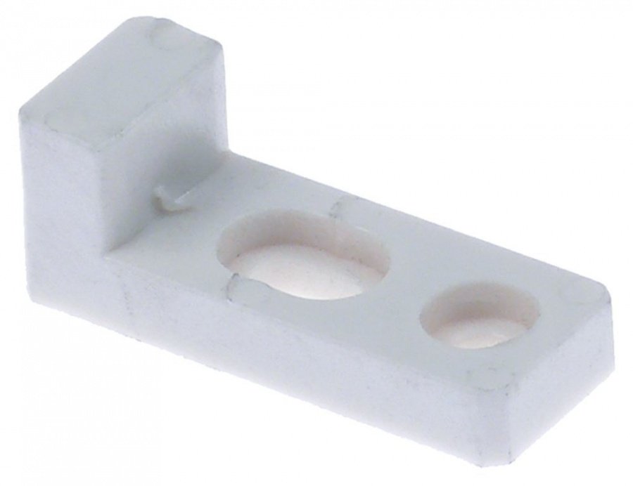 Door catch L 40mm W 15mm H 15mm hole ø 4,2mm mounting distance 14mm for catch plastic - 701114