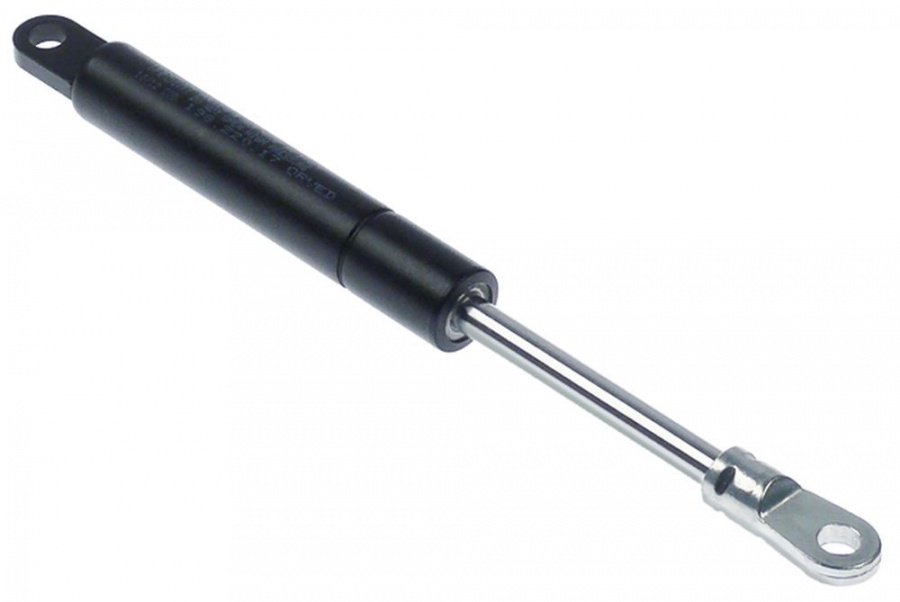 Gas tension spring for vacuum packing machine 167N D1 ø 18,5mm D2 ø 8mm hole ø 8mm L 233mm - 701156