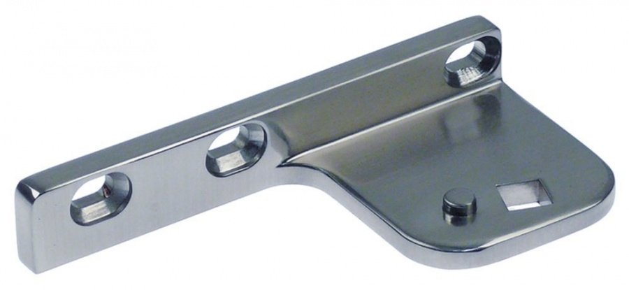 Hinge camp mounting pos. bottom right L 100mm W 48mm H 17mm shaft diameter 8x8mm - 701161