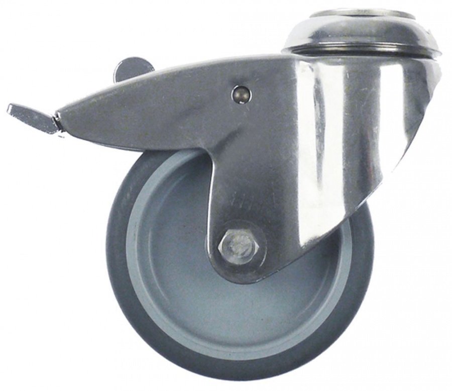 Swivel castor bolt hole H 135mm with swivel brake bolt hole ø 11mm -20 up to +60°C ø 100mm - 701177