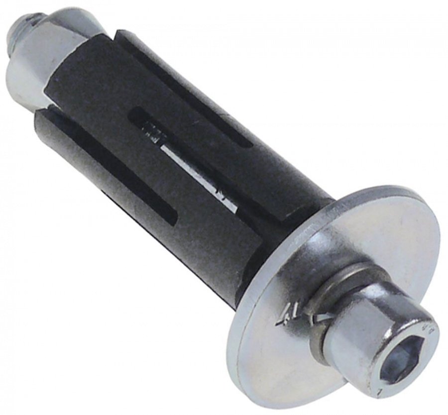 Expander mounting stainless steel ID ø 21,5mm ED ø 24mm L 70mm suitable for circular pipes - 701179