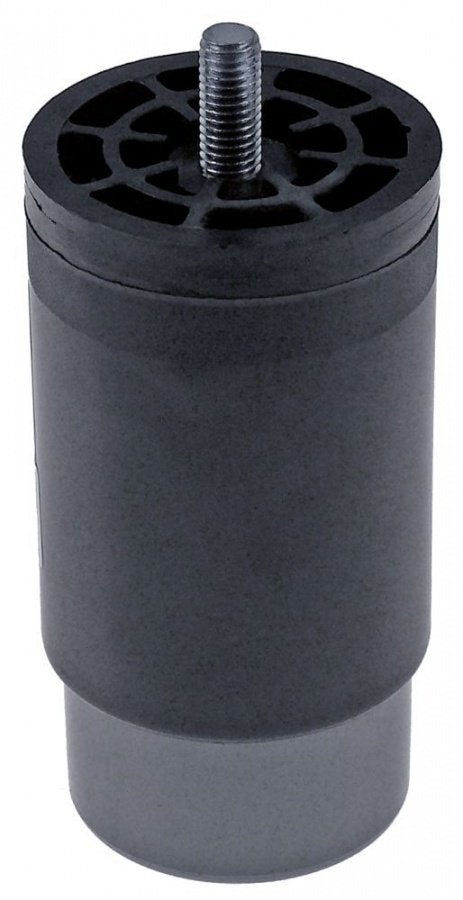 Equipment foot tube ø 58mm thread M10 thread L 20mm H 110-170mm plastic size 2 1/3" - 701203
