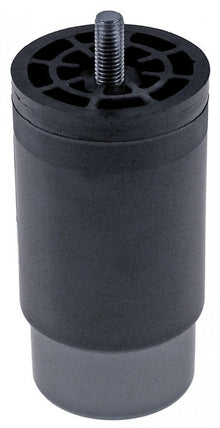 Equipment foot tube ø 58mm thread M10 thread L 20mm H 110-170mm plastic size 2 1/3" - 701203