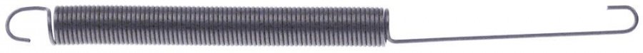 Tension spring ø 10mm total length 155mm wire gauge ø 1,1mm L1 60mm L2 11mm - 701227