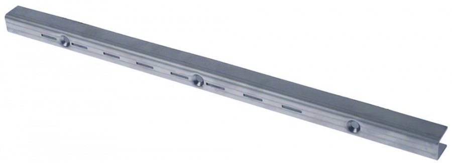 Rail for grid attachment L 405mm mounting pos. left/right W 19mm SS Qty 1 pcs - 701252