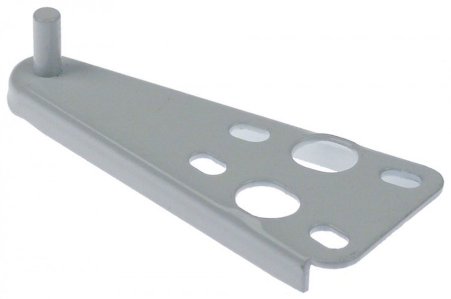 Hinge mounting pos. left/right bottom L 114mm W 50mm H 29mm bolt 16mm shaft ø 7mm Qty 1 pcs - 701260