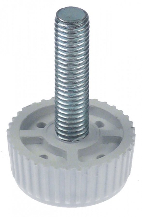 Equipment foot thread M10 thread L 40mm H 15,5mm ø 36mm Qty 1 pcs - 701262