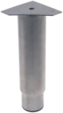 Equipment foot tube ø 58mm plate size 85x85mm hole distance 85mm H 208-315mm SS size 2 1/4" - 701308