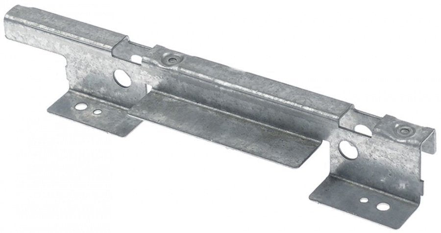 Mounting plate for microwaves cavity catch L 190mm W 30mm H 30mm zinc-plated - 701340