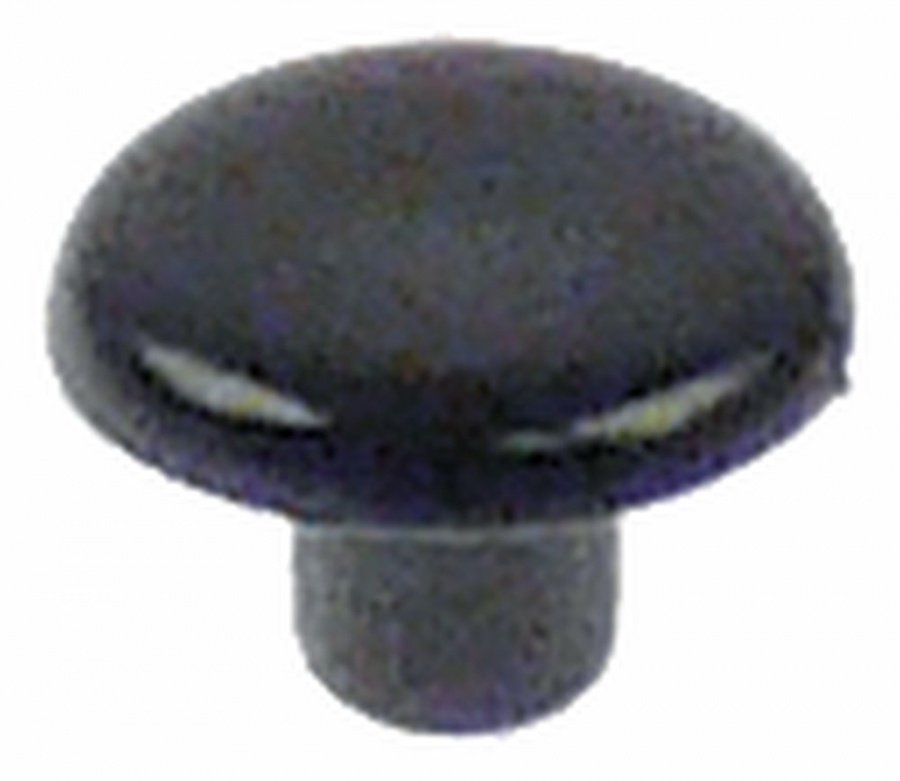 Plug ø 6mm PVC black Qty 1 pcs - 701357