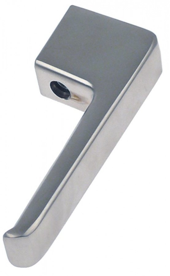Door handle L 106mm W 18mm H 37mm silver metal Qty 1 pcs - 701367