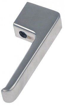 Door handle L 106mm W 18mm H 37mm silver metal Qty 1 pcs - 701367