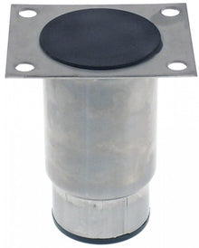 Equipment foot tube ø 64mm SS hole distance 60-80mm H 105-155mm size 2 1/2" - 701379