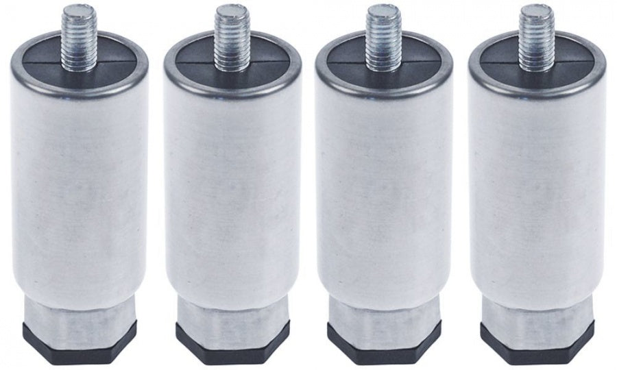 Equipment feet kit thread M10 tube ø 38mm SS H 86-97mm size 1 1/2" thread L 15mm Qty 4pcs - 701395