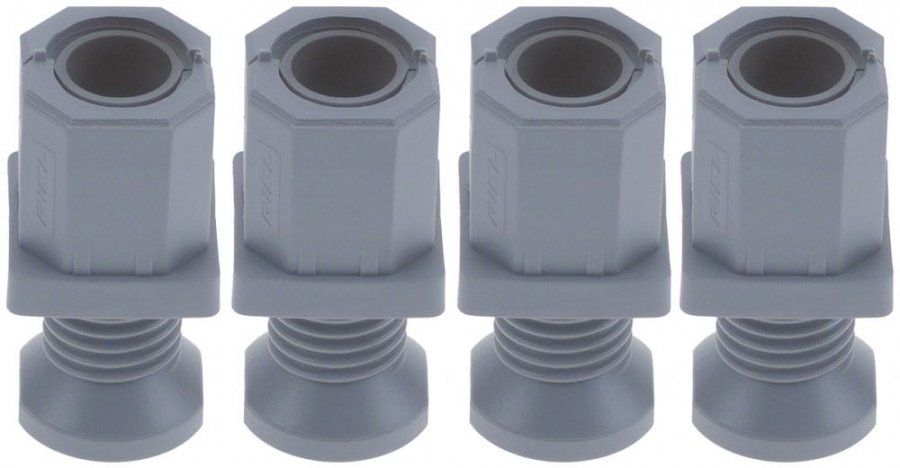 Set picioare plastic Î 19-55mm grosime perete 1-1,5mm tip de țeavă 35x35 - 701405