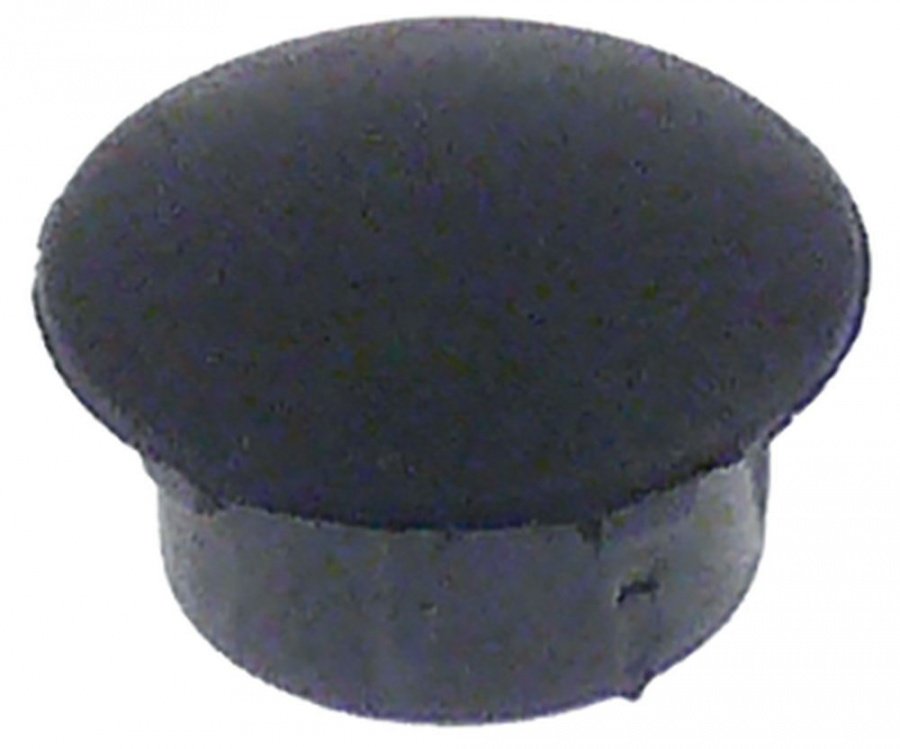 Cover cap round for catch plastic black ø 11mm thickness 8mm - 701412