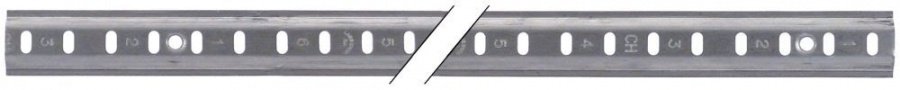  Rack L 380mm W 20mm aperture 3x6mm hole distance 13mm Qty 1 pcs - 701447