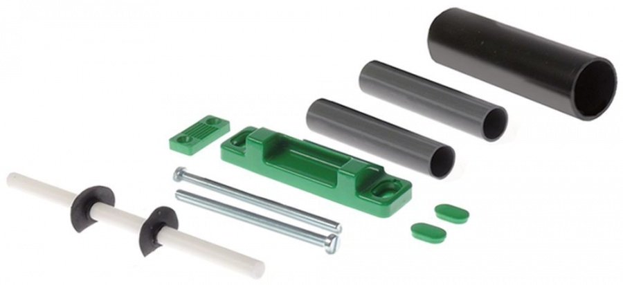  Set grosimi de ușă tip 430/431 grosime ușă 115mm complet cu prindere pentru închizătoare - 701468