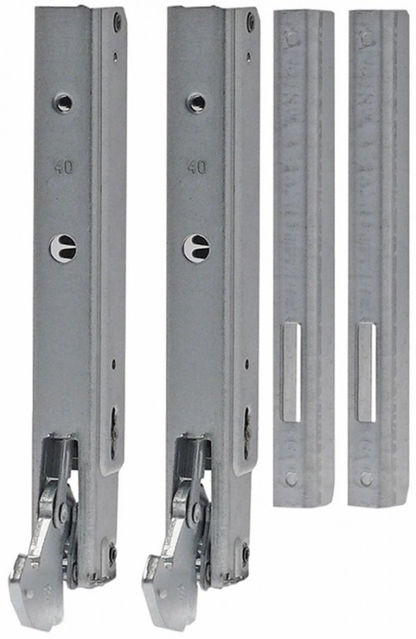Set balamale ușă cuptor L 170mm DPF 140mm cu contrasuport PM stânga/dreapta, 2 x CER30021 + 2 x STA00028 - 701592