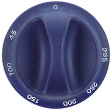  Buton termostat T.max. 295°C 0-295°C ø 75mm ax ø 6x4,6mm aplatizare jos albastru - 701612