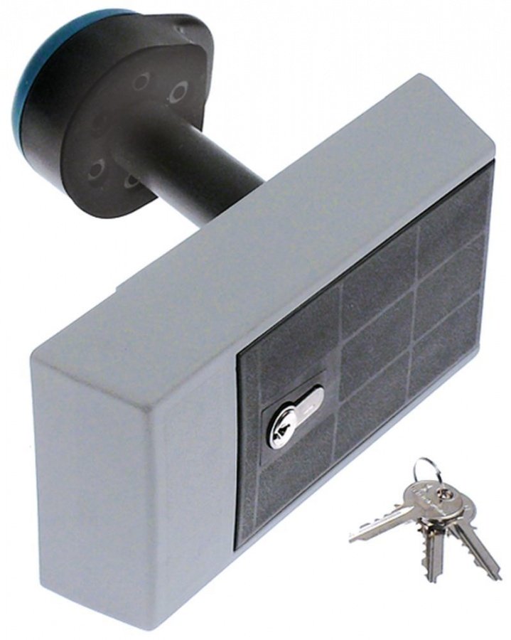 Mâner închidere cameră frigorifică grosime ușă 120mm L 235mm L 108mm Î 52.5mm - 701645