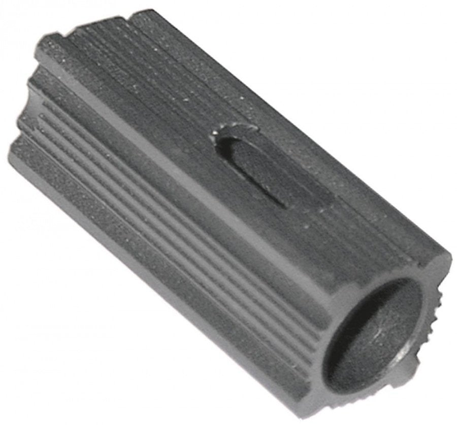 sleeve suitable for square pipes external size 22.5x22.5mm L 62 mm polyamide