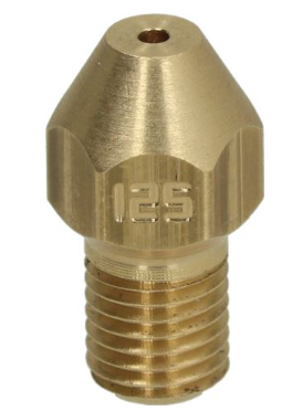 Duza gaz filet M6x0.75, cheie de 8, orificiu ø 1,25mm - 7110490