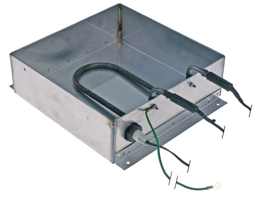Tava colectare si evaporare condens, 650 W, 230 V, L 240 x 240 mm, H 75 mm, cu senzor de nivel - 750003