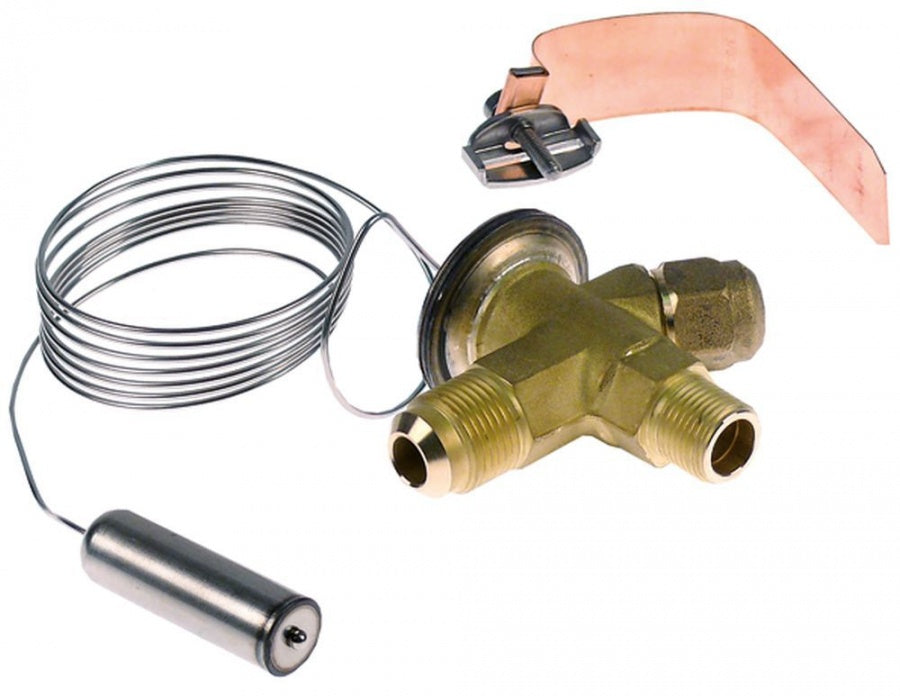 expansion valve DANFOSS type TX2 coolant R22 angled 90° thermostatically controlled
