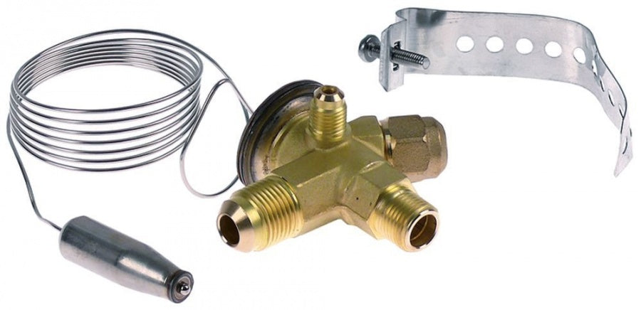 expansion valve DANFOSS type TEX2 coolant R22 angled 90° thermostatically controlled