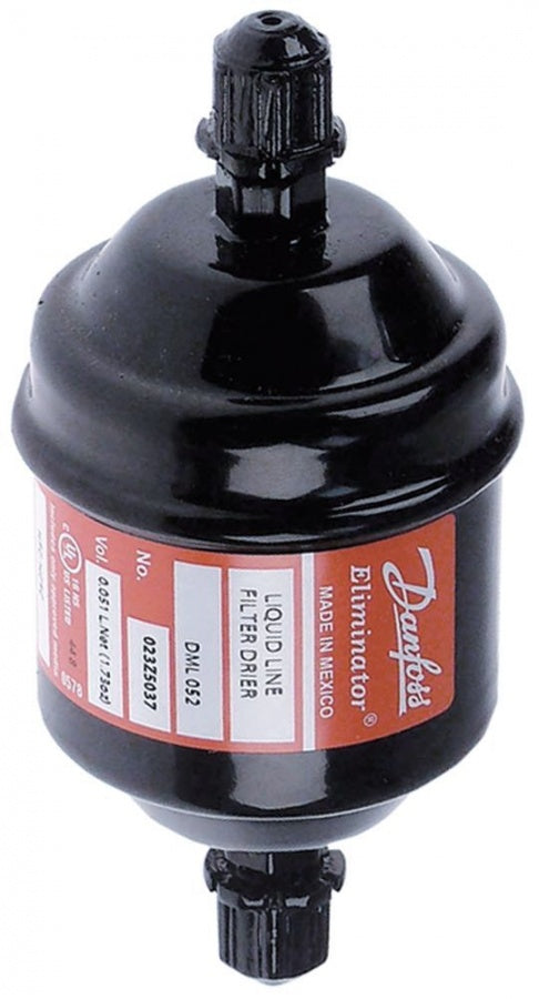 dryer connection 7/16" UNF (1/4" SAE) 67cm³ p max 42bar -40 up to +70°C 380g type DML 052