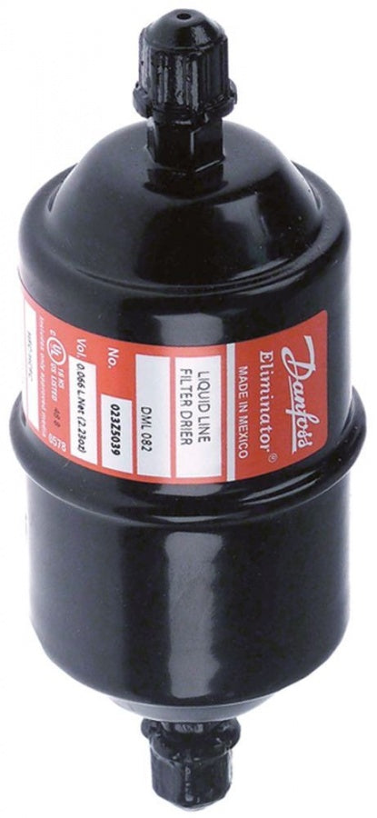 dryer connection 7/16" UNF (1/4" SAE) 104cm³ p max 46bar -40 up to +70°C 372g type DML 082