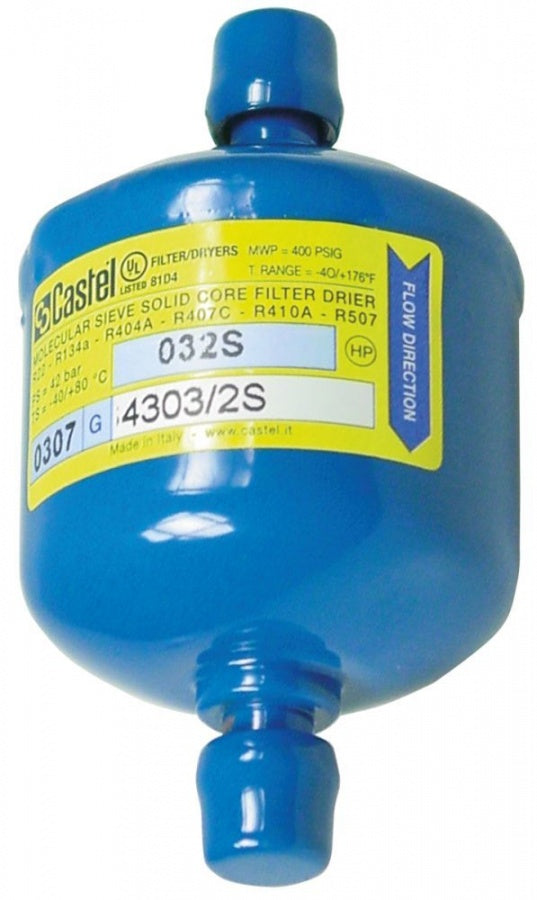 dryer connection ODS 1/4"-ODM 3/8" 50cm³ p max 45bar -40 up to +80°C type 4303/2S