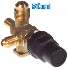 shut-off valve 3-way type 6070/23M8 connection 1: 7/16" UNF (1/4" SAE)