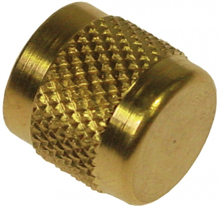screw cap for Schrader valve connection 6mm, 7/16 UNF