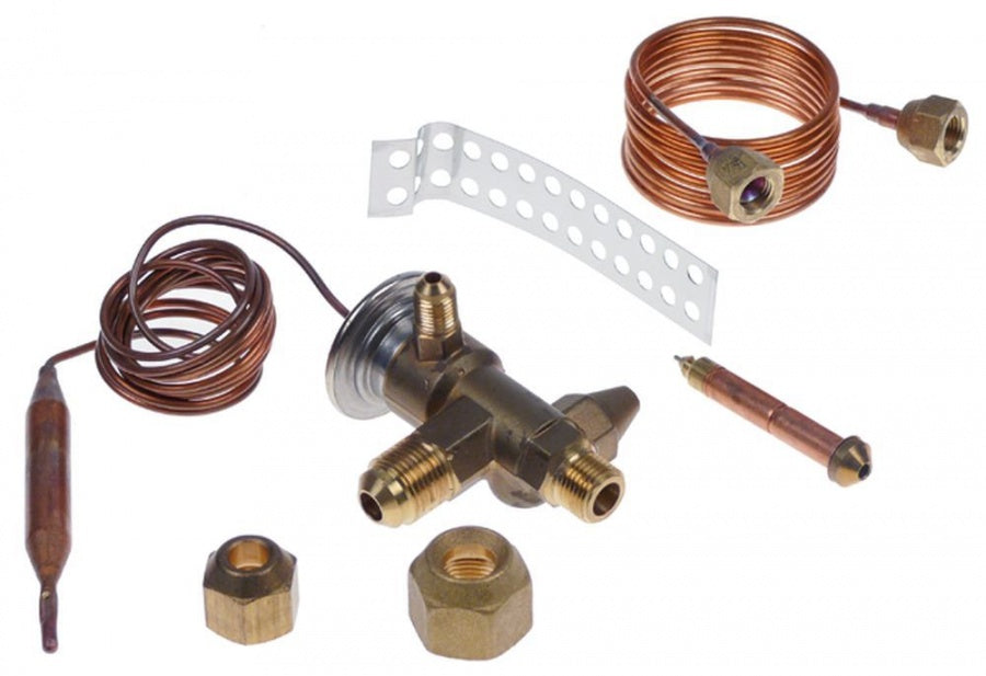 expansion valve HONEYWELL type TMXC coolant R 502 connection 1 5/8" UNF connection 2 3/4" UNF 0°C