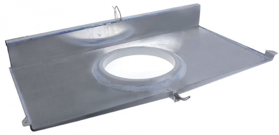 condensing tray with heating cable for evaporator L 875mm W 447mm H 115mm