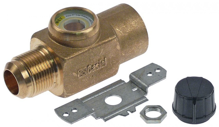 sight glass CASTEL type 3950/66 with indicator 3/4" L 92mm -30 jusqu'à  +110°C