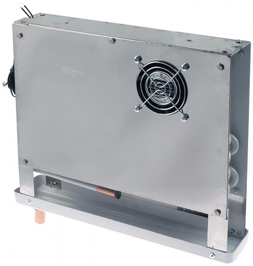 evaporator L 350mm H 295mm thickness 70mm mounting pos. centre 110m³/h - 1,5m/s with 1 fan