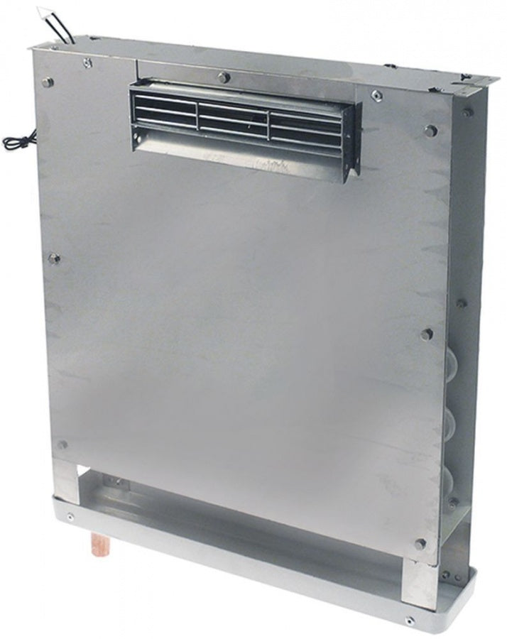 evaporator L 380mm H 425mm thickness 70mm mounting pos. lateral 135m³/h - 2m/s with 1 fan