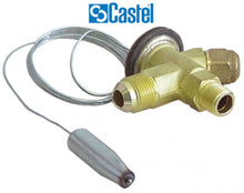 expansion valve CASTEL type 2230/4E coolant R404a/R507 angled 90°
