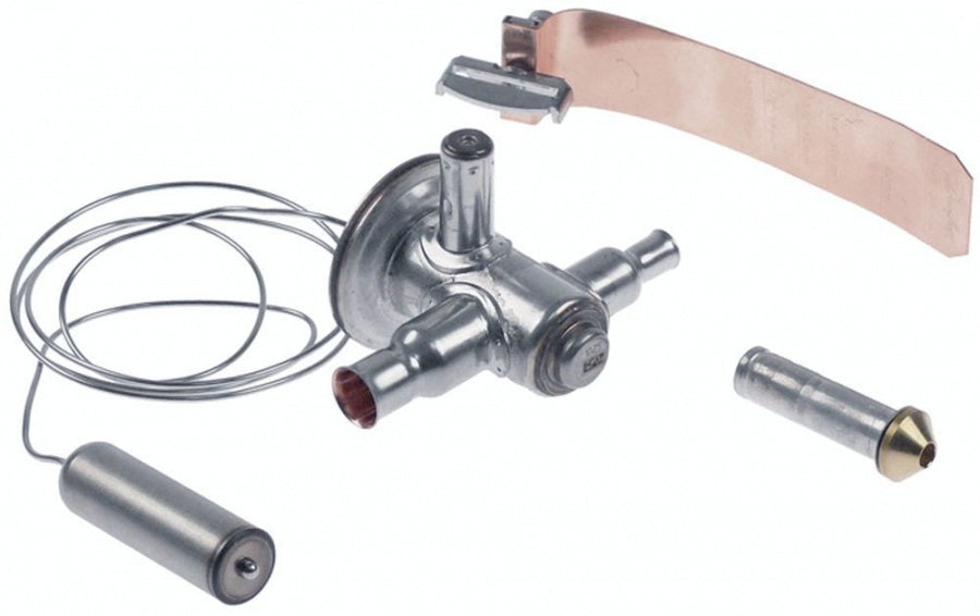 expansion valve DANFOSS type  coolant R404a/R507 straight inlet 6mm soldering connection