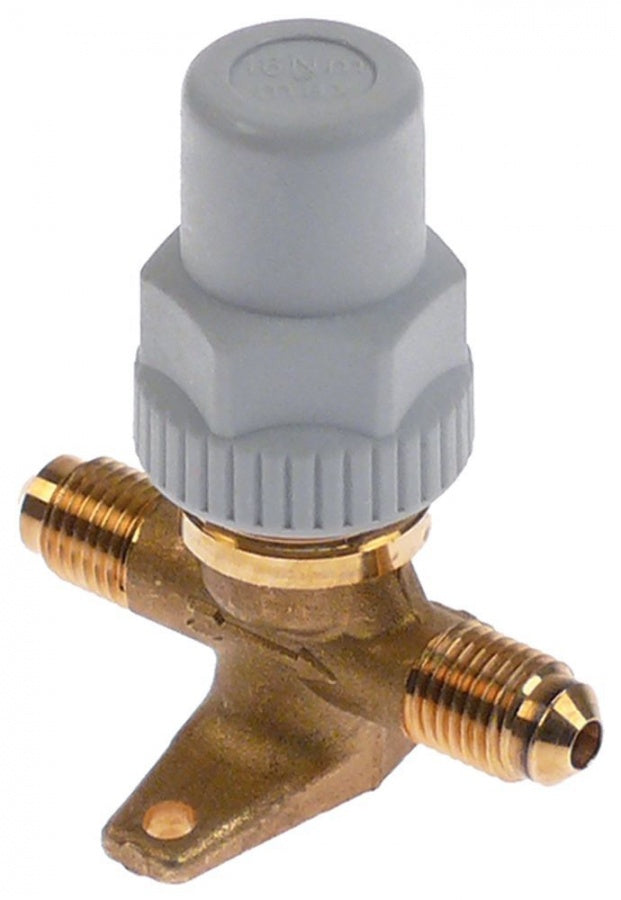 shut-off valve 2-way type 6010/2 p max 45 bar connection 1: 1/4" SAE connection 2: 1/4" SAE