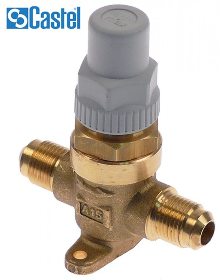 shut-off valve 2-way type 6410/3 p max 45 bar connection 1: 3/8" SAE connection 2: 3/8" SAE