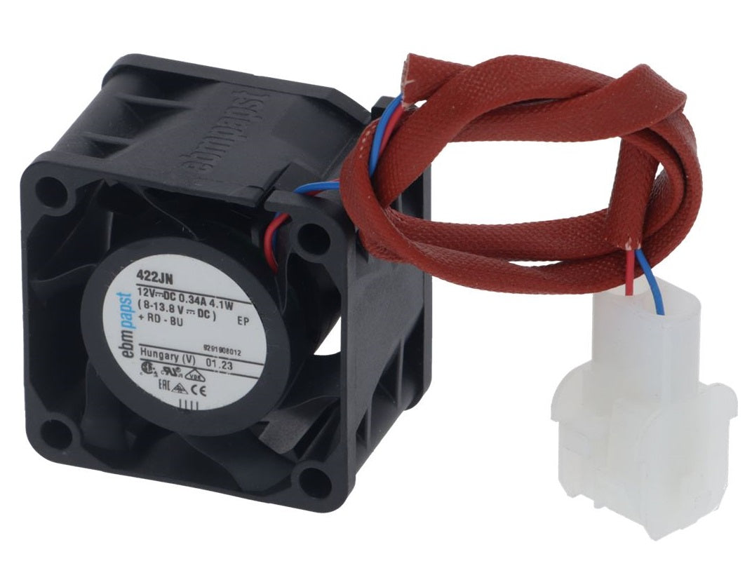 Ventilator axial 40x40x28mm, 12V, 12W, ebmpapst 422JN, Tecnoeka 21005630, 21005631