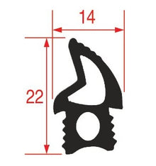 Garnitura termica usa cuptor Tecnoeka MKF711, Tecnoeka 01001050