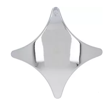 Buton cromat pentru robinet ø ext 83 mm, ø ax 10x8 mm, tesitura sus - 783752