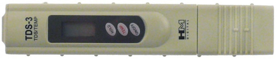 TDS meter type TDS-3 measuring range 0-9990 ppm 0-80°C display ppm with thermometer feature