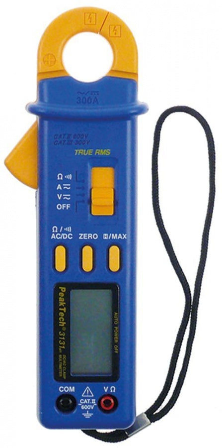 clamp ampere meter PEAK TECH type 3131 display range  Auto-Range 0,1mV-600V 0,1mV-600V