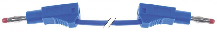 test lead blue cable material PVC L 1000mm ø 4mm 19A 1mm² CAT II 600V